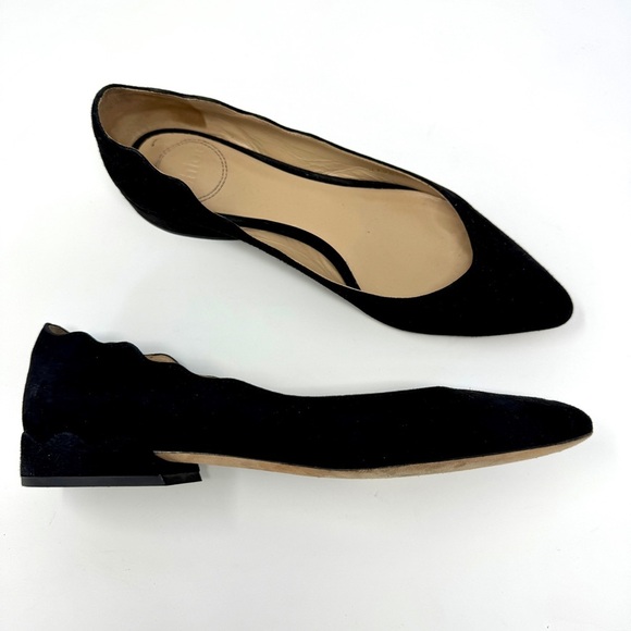 Chloe Block Heels Ballet Flats Ballerinas - Picture 2 of 16